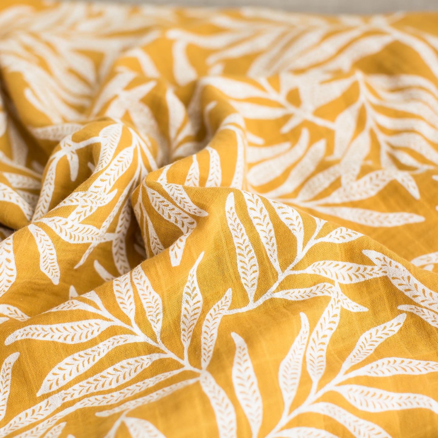 Areca Palm Swaddle Blanket